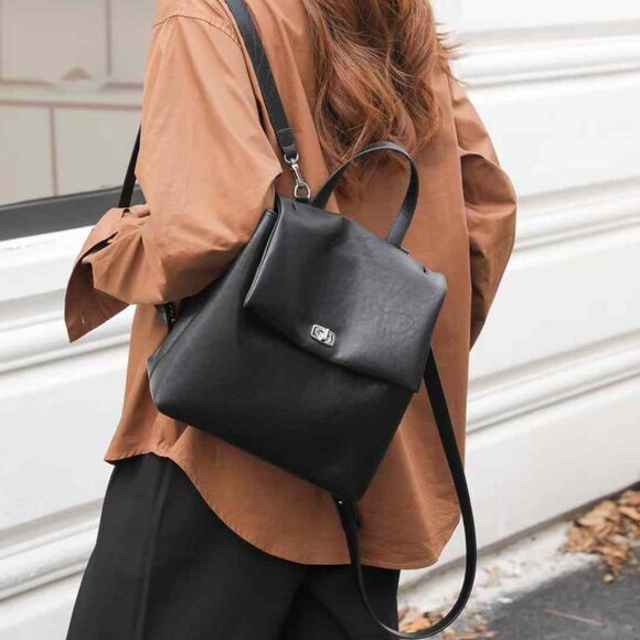 Timeless Leather Backpack Urban Elegance main image 12